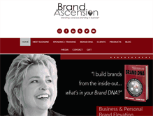 Tablet Screenshot of brandascension.com